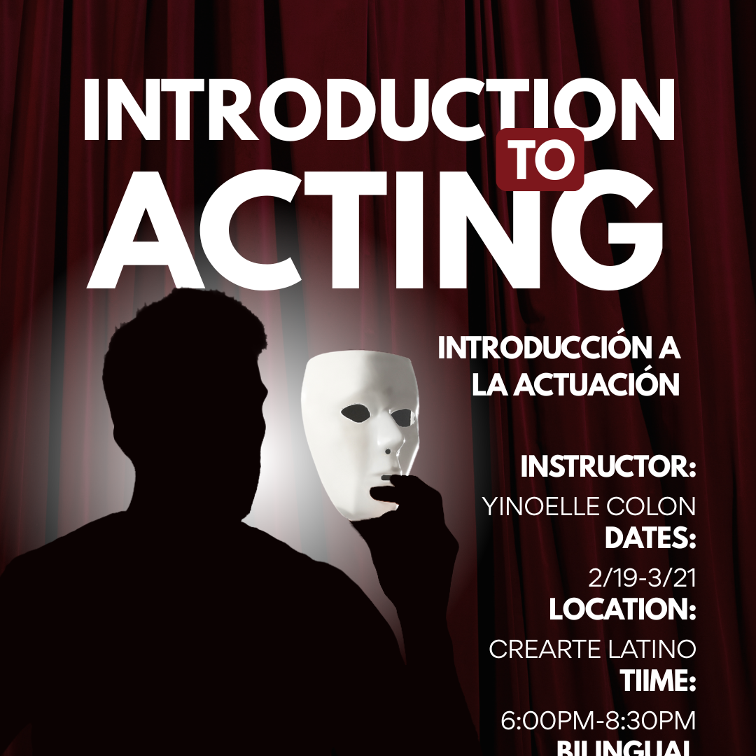 Introduction to acting / Introducción a la Actuación - logo